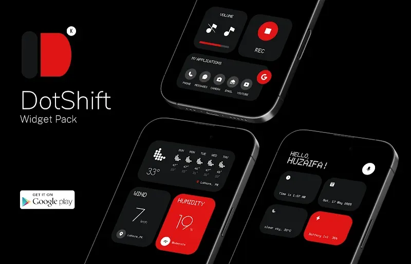 DotShift Widgets For KWGT screenshot 6