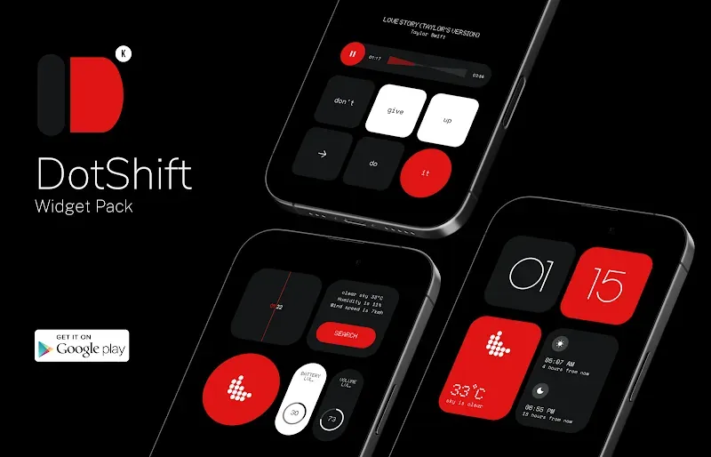 DotShift Widgets For KWGT screenshot 5