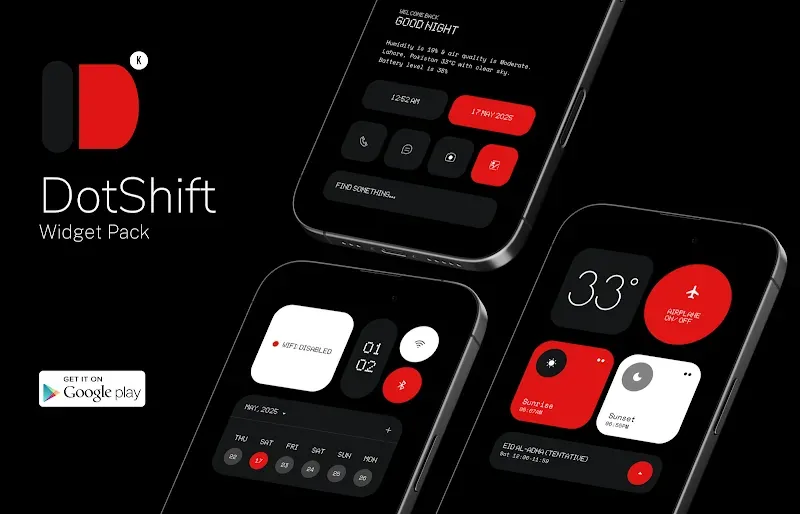 DotShift Widgets For KWGT screenshot 4