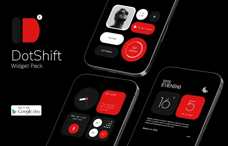 DotShift Widgets For KWGT screenshot 2