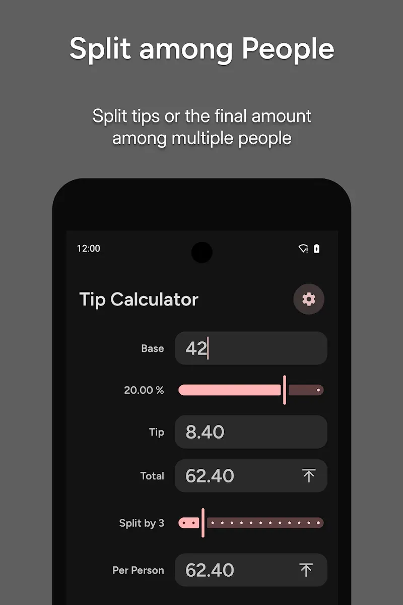 Tip Calculator — Clean, Simple screenshot 4