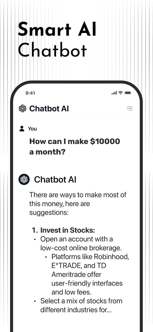 Chatbot AI search Assistant screenshot 5