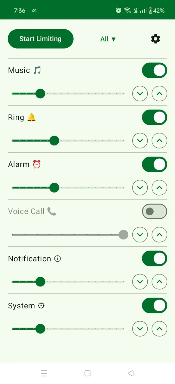 Volume Limiter 2 screenshot 2