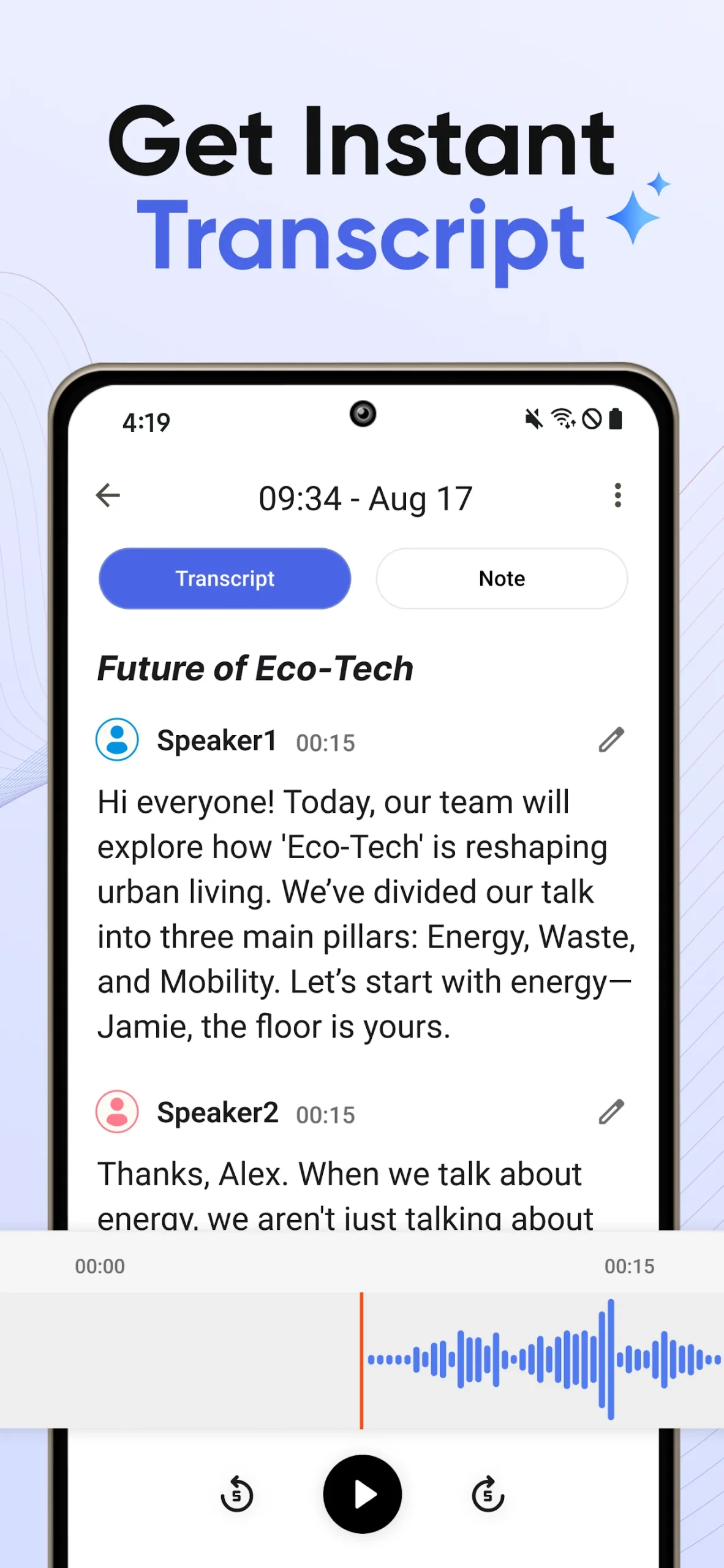 iMemo: AI Notes & Transcribe screenshot 2