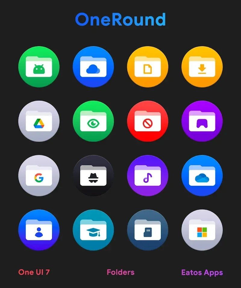 OneRound 7 - Icon Pack screenshot 5
