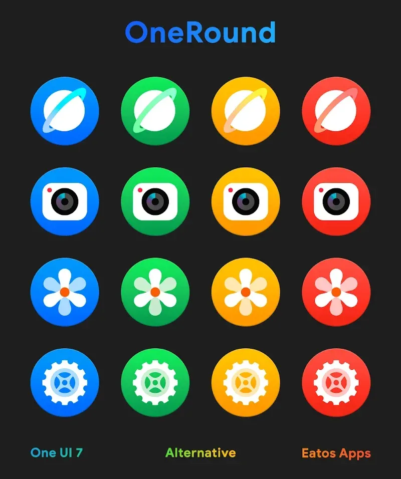OneRound 7 - Icon Pack screenshot 4