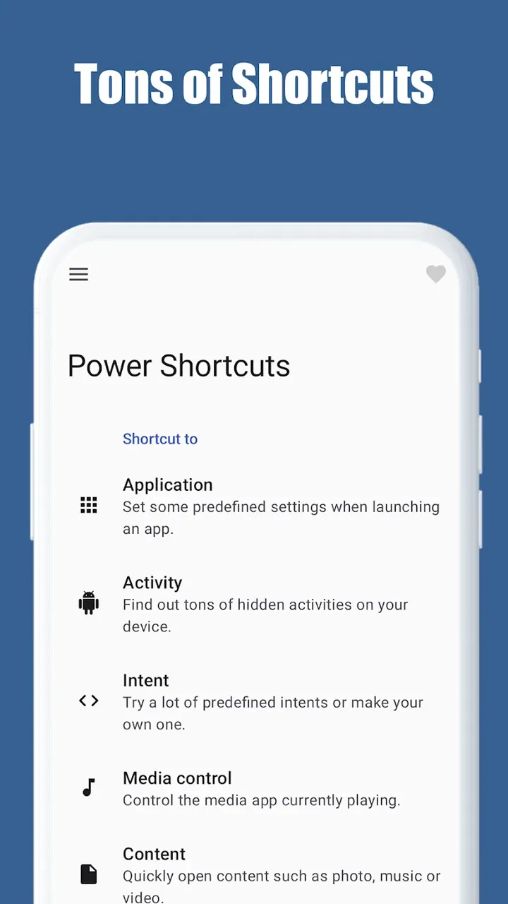 Power Shortcuts screenshot 2