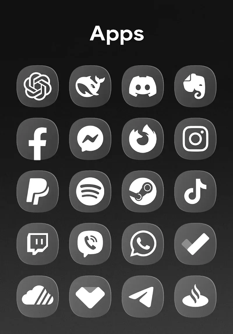 OneGlass 8 - Icon Pack screenshot 4