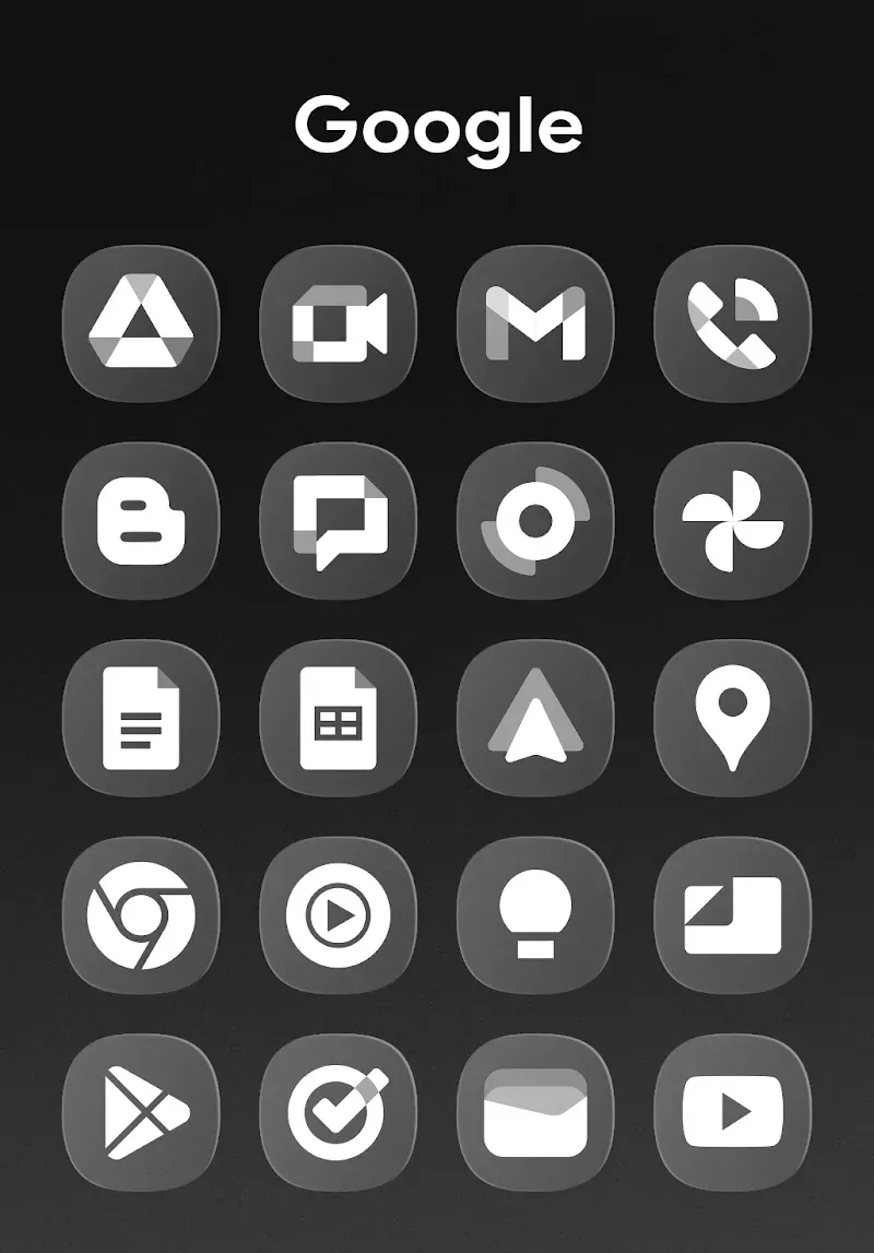 OneGlass 8 - Icon Pack screenshot 3