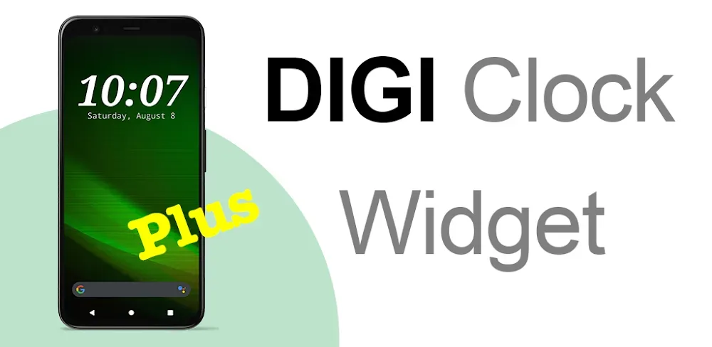 DIGI Clock Widget Plus screenshot 1