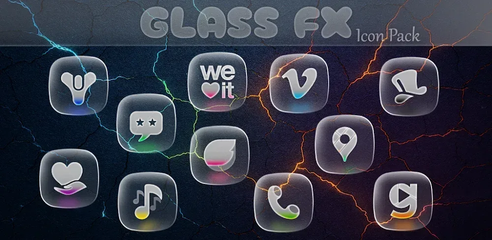 Glass FX Icon Pack screenshot 1
