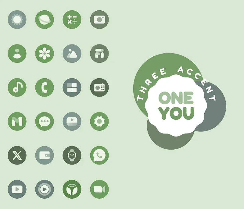OneYou Three Accent Icons screenshot 3
