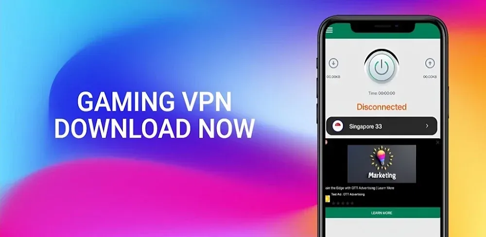 Gaming VPN - Lower Ping Vpn screenshot 1