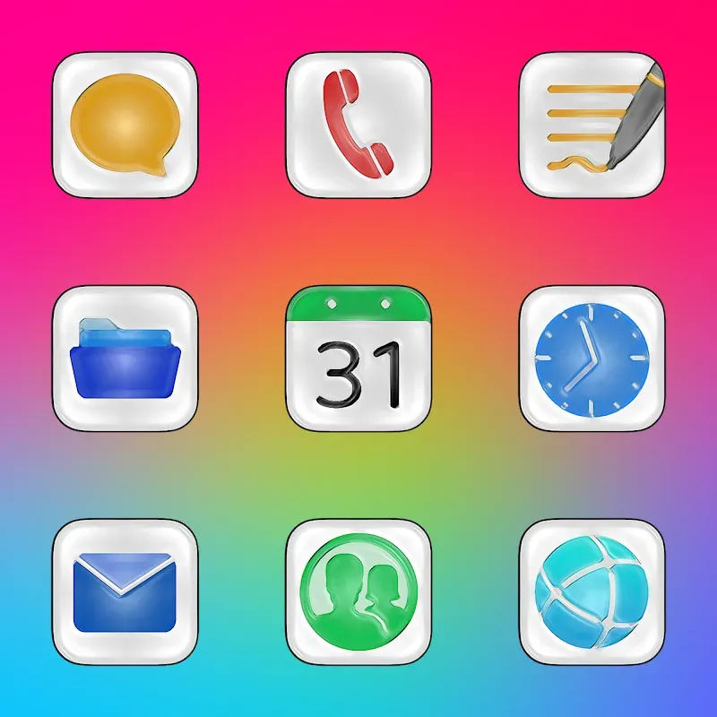 Glossy - Icon Pack screenshot 2