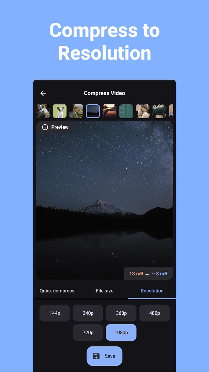 Compress Video - Resize Video screenshot 4