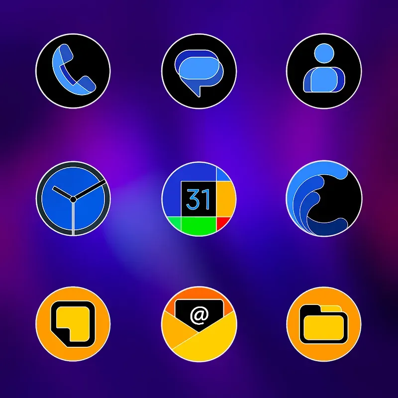 Pixly Fluo - Icon Pack screenshot 3