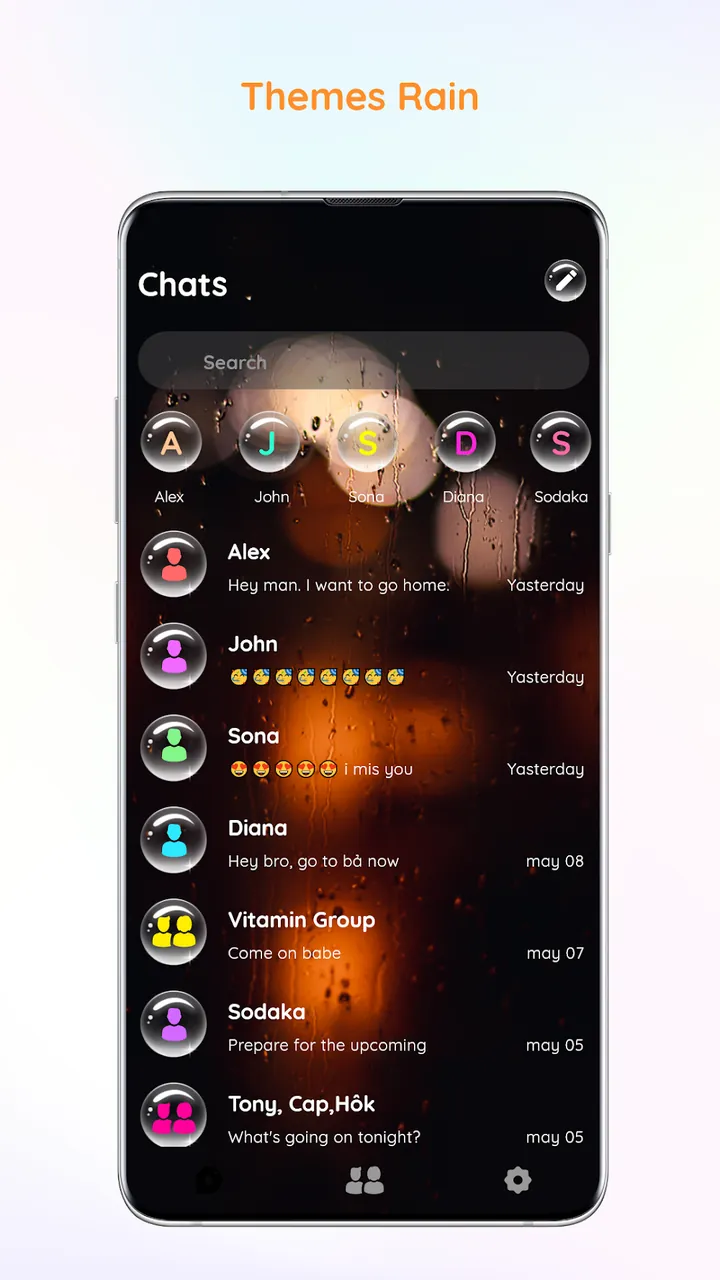 Messenger Theme screenshot 5