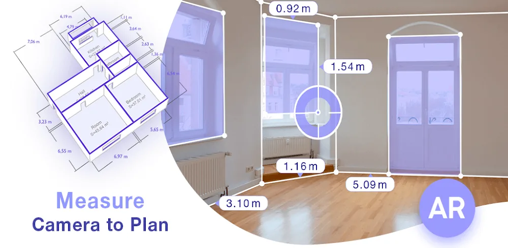 AR Plan 3D Tape Measure screenshot 1