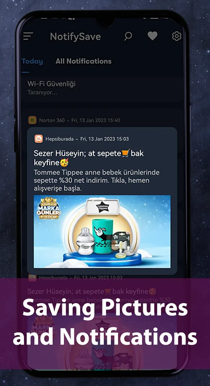 NotifySave Pro screenshot 2