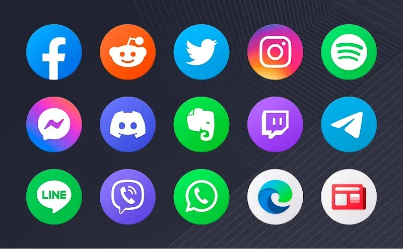 TouchWiz - Icon Pack (Round) screenshot 5