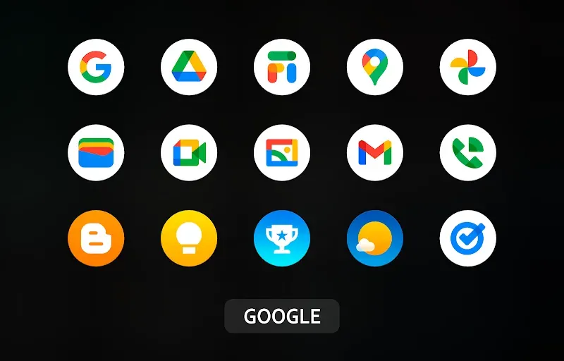 iPear Pro - Icon Pack (Round) screenshot 5