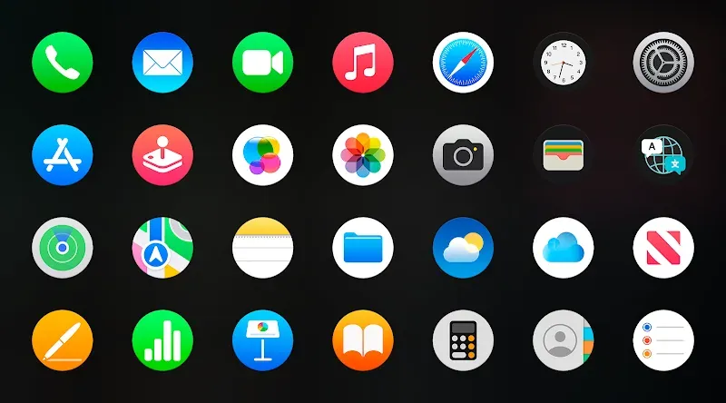 iPear Pro - Icon Pack (Round) screenshot 2