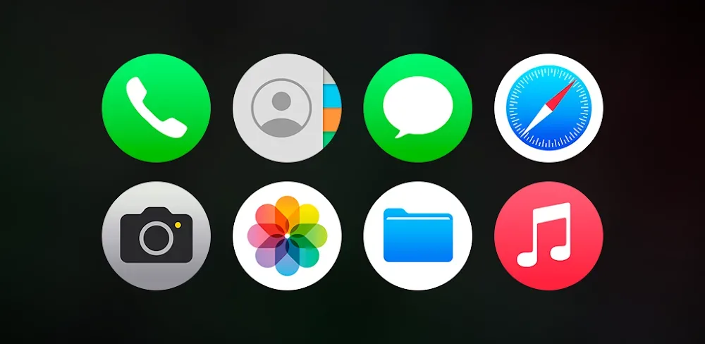iPear Pro - Icon Pack (Round) screenshot 1