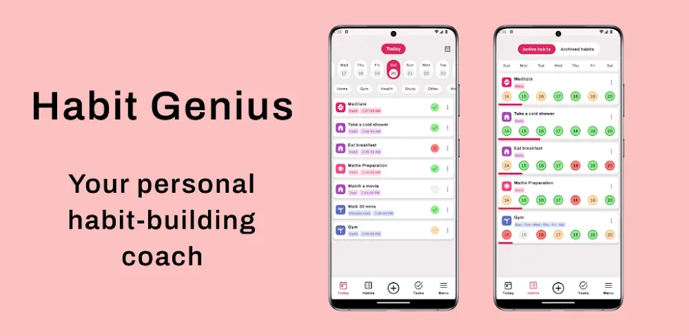 Habit Tracker - HabitGenius screenshot 1