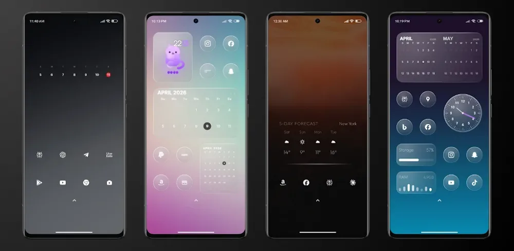 Glassy Widgets screenshot 1