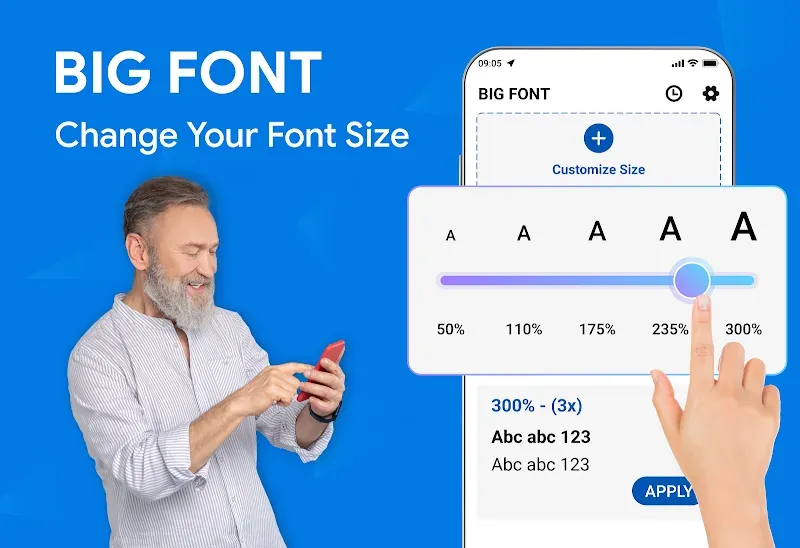 Big Font: Change Font Size screenshot 2