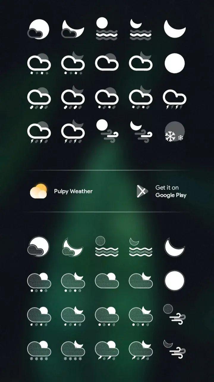 Pulpy Weather - Kwgt/Klwp/Klck screenshot 2