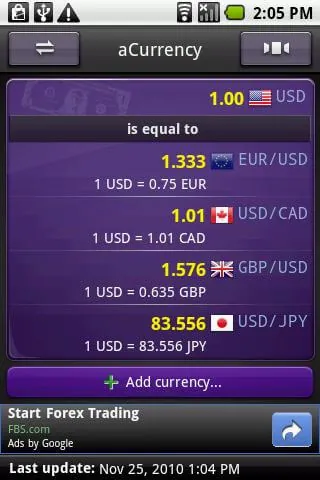 aCurrency screenshot 4