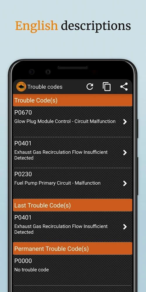 EOBD Facile screenshot 6
