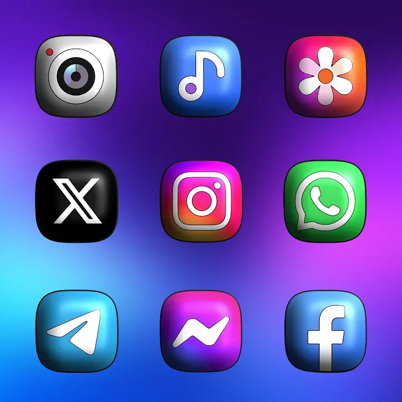 One UI 3D - Icon Pack screenshot 4