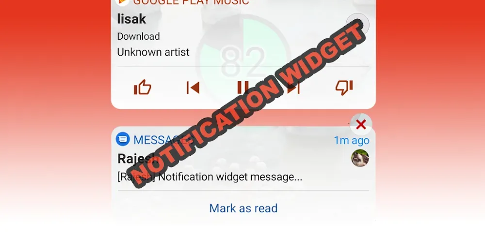 Notification Widget screenshot 1