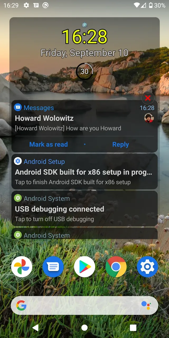 Notification Widget screenshot 2