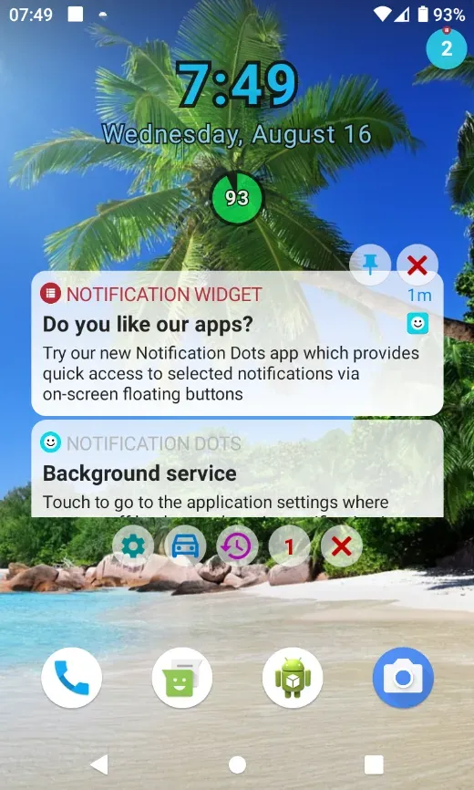 Notification Widget screenshot 3