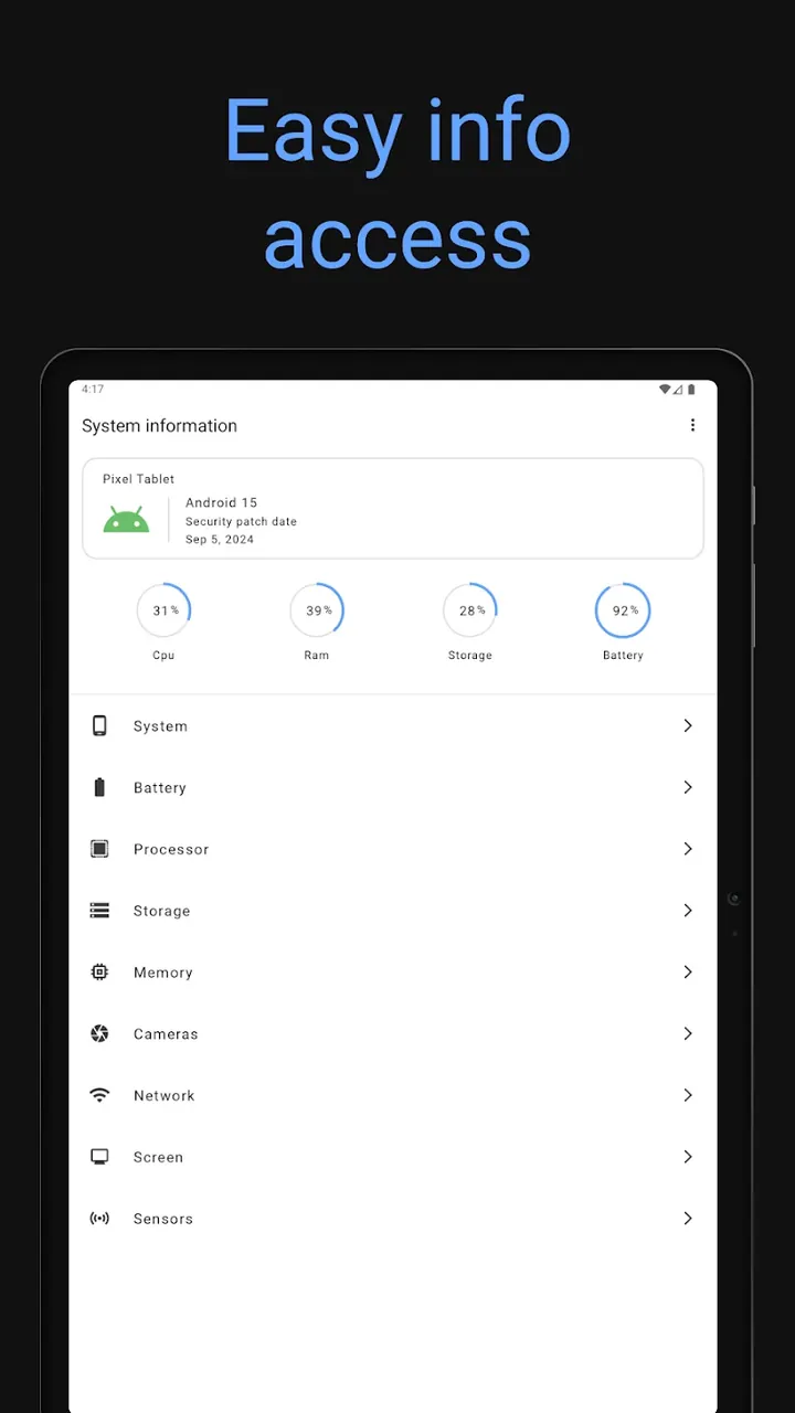 System information screenshot 6