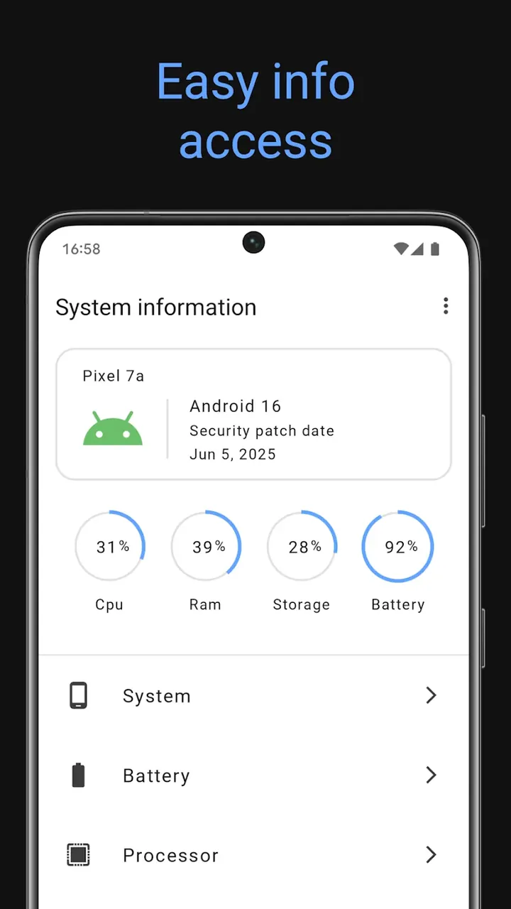 System information screenshot 2