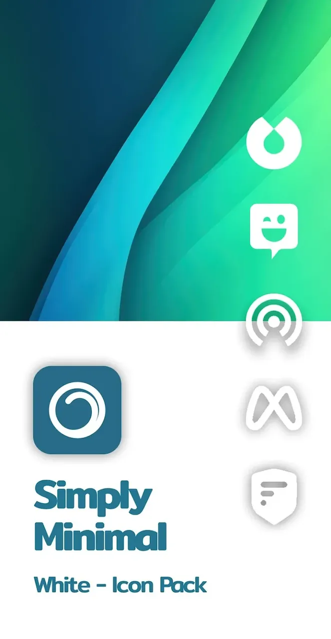 Simply Minimal White Icon Pack screenshot 6