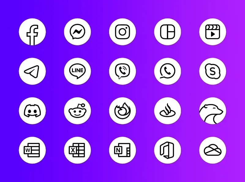 Whiux - Icon Pack (Round) screenshot 4