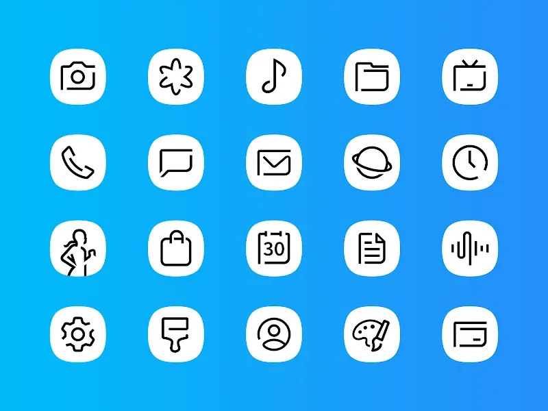 Whiux White - Icon Pack screenshot 3