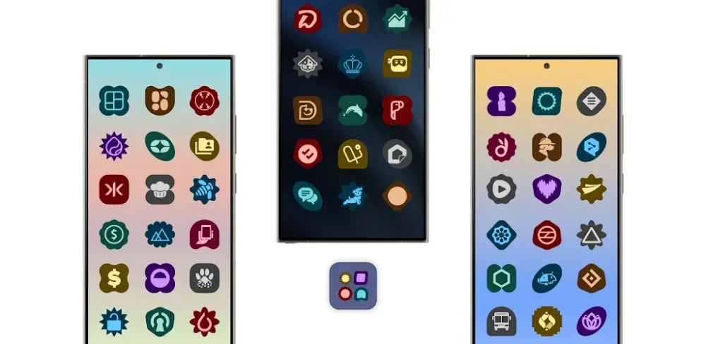 Expressive Night Icon Pack screenshot 1