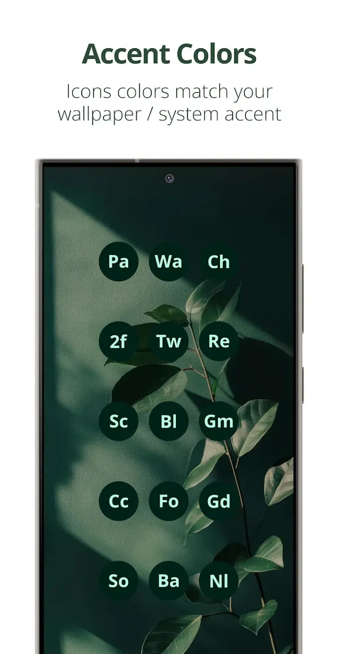Letters Material You Icon Pack screenshot 5