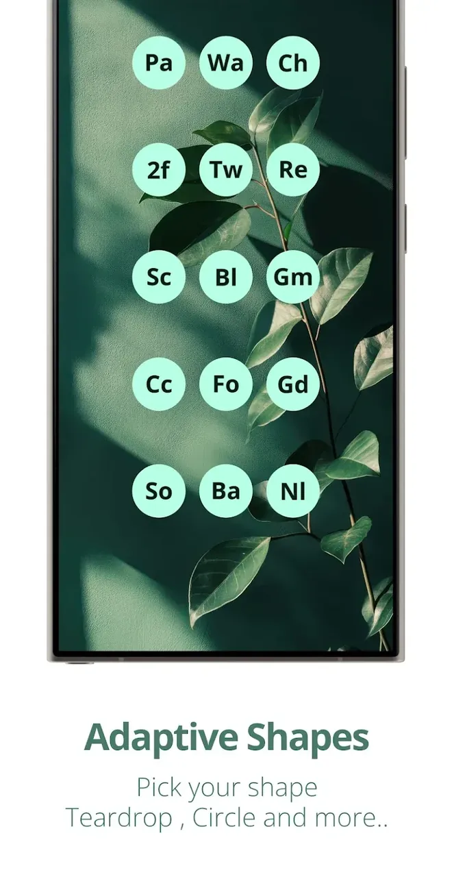 Letters Material You Icon Pack screenshot 4