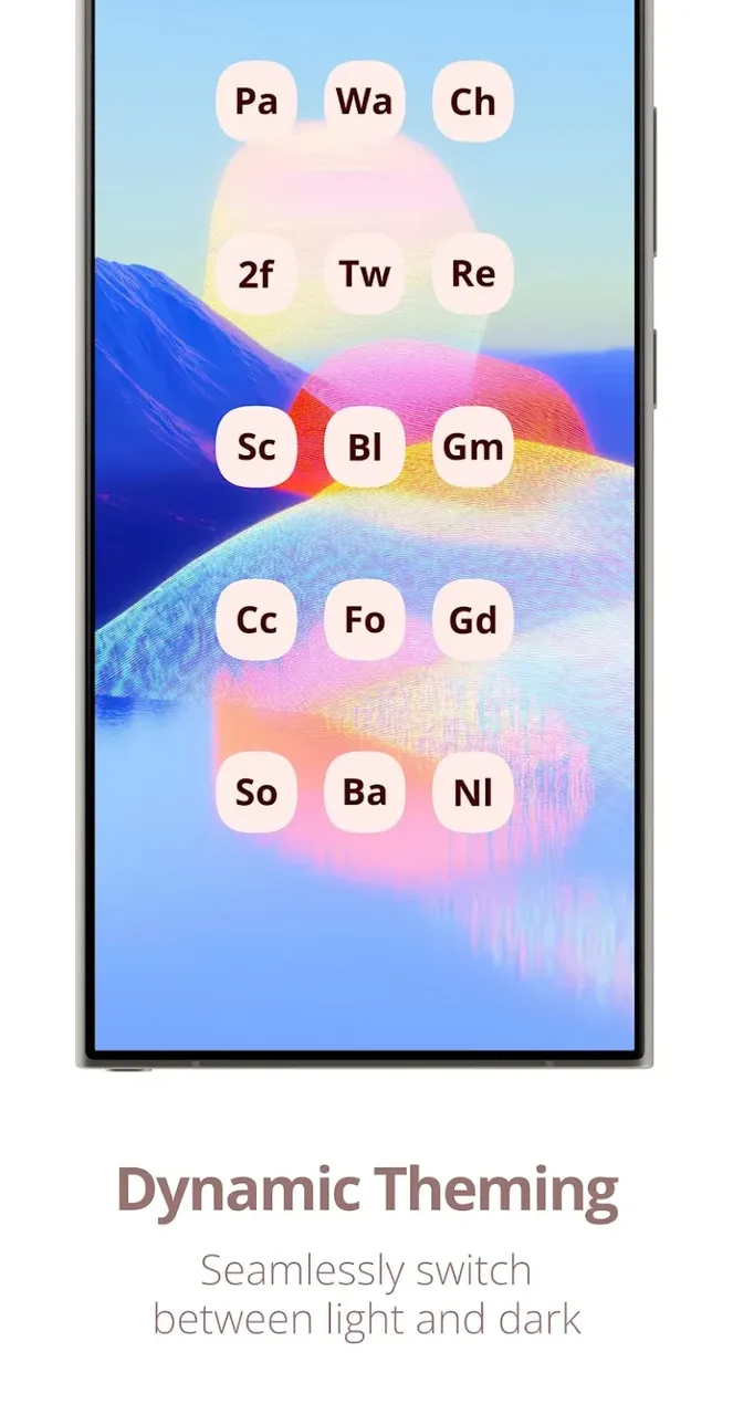 Letters Material You Icon Pack screenshot 6