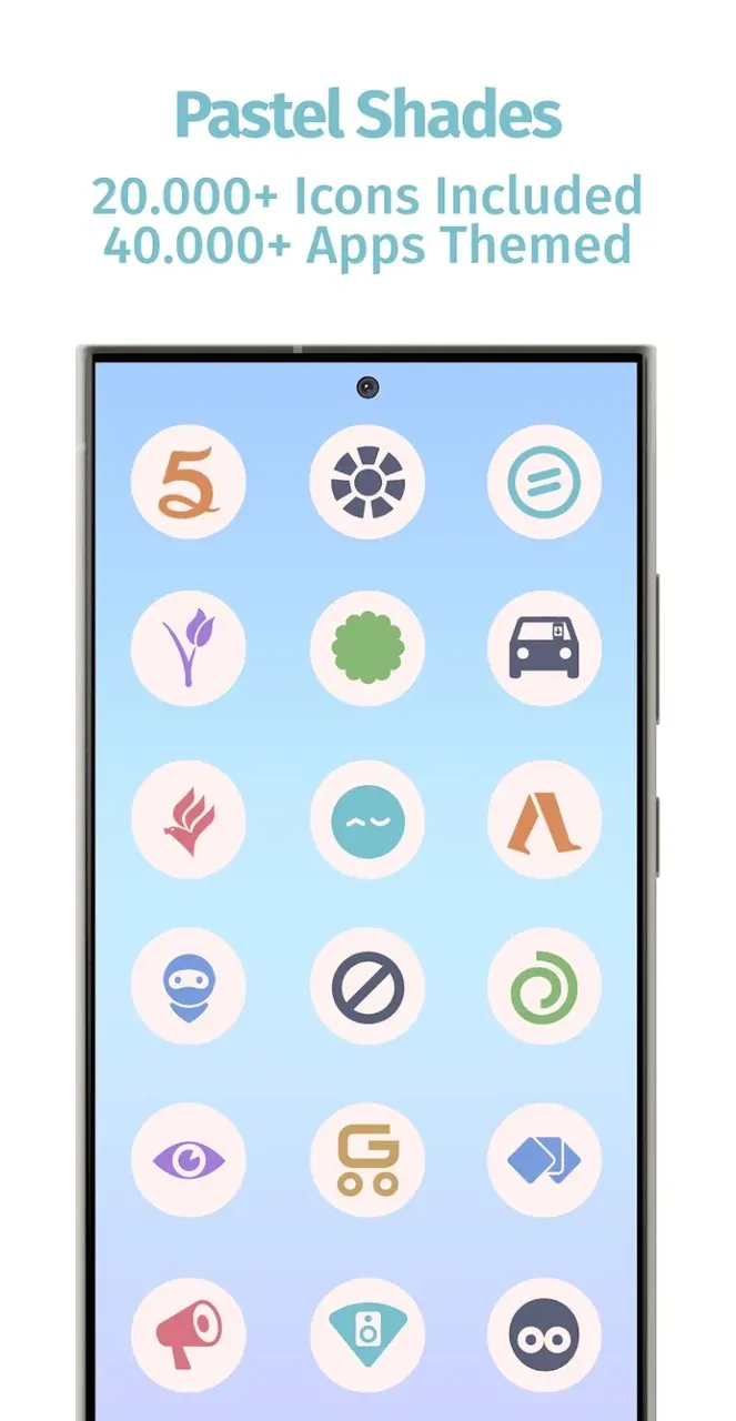 Pastel Light Icon Pack screenshot 3