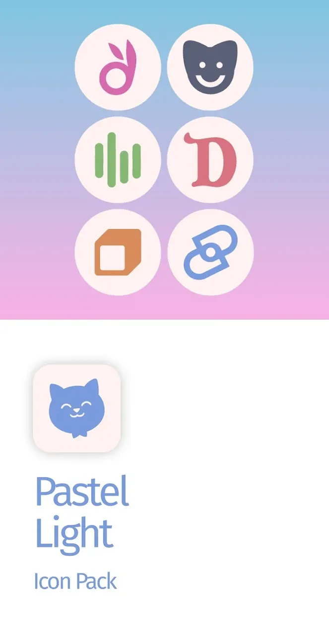 Pastel Light Icon Pack screenshot 2