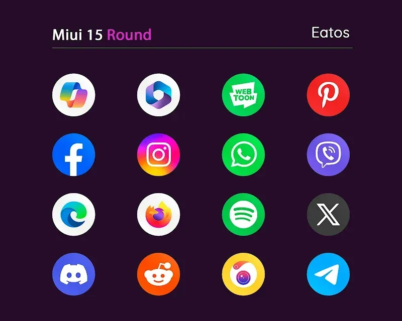 Miui 15 - Icon Pack (Round) screenshot 5