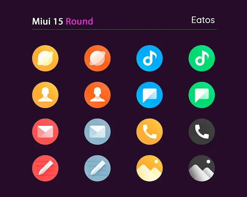 Miui 15 - Icon Pack (Round) screenshot 4